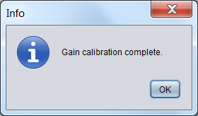 Phase A Gain Calibration Complete