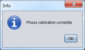 Phase A Phase Calibration Complete