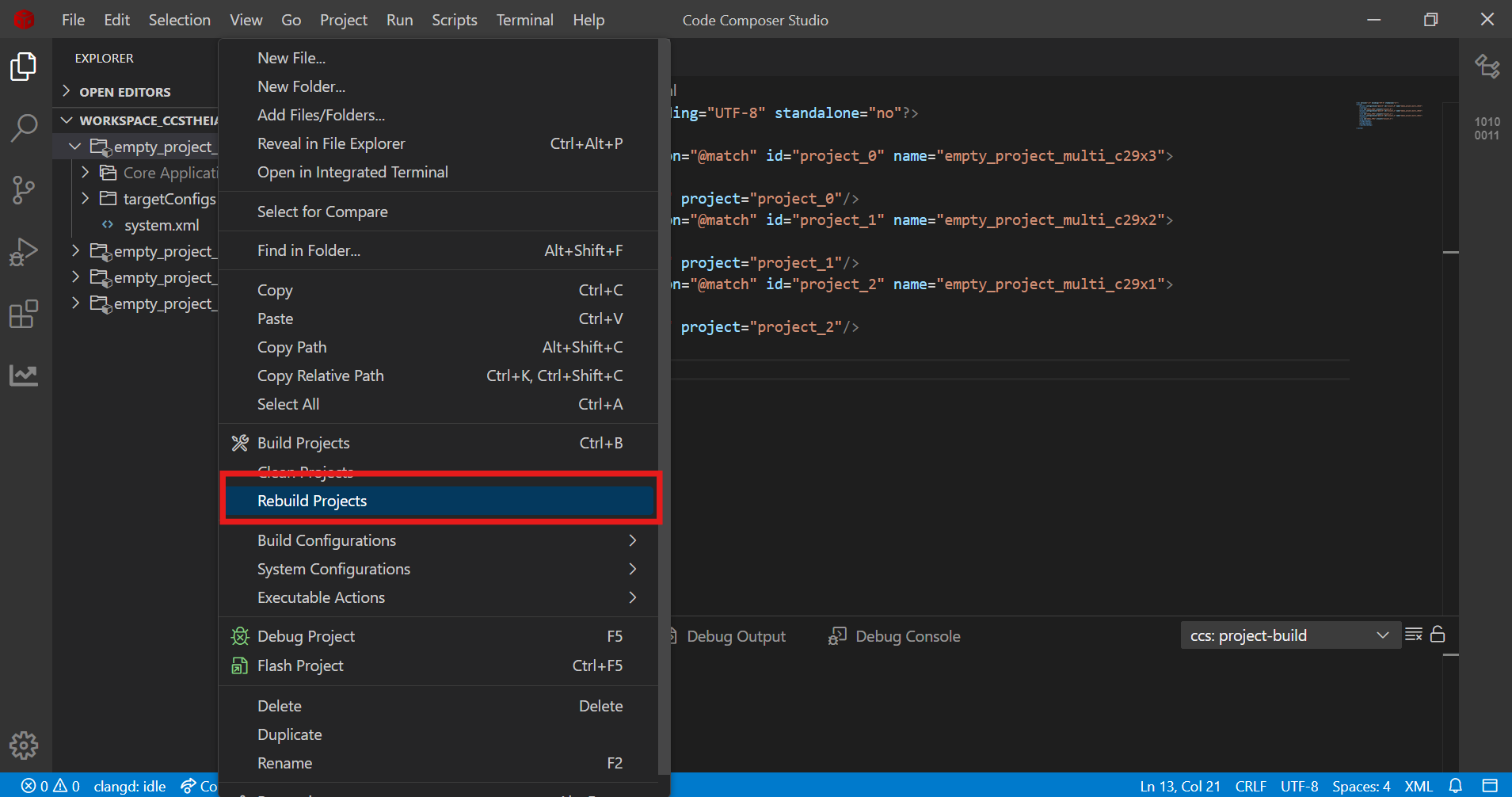 F29H85x-SDK: Build, Load and Run