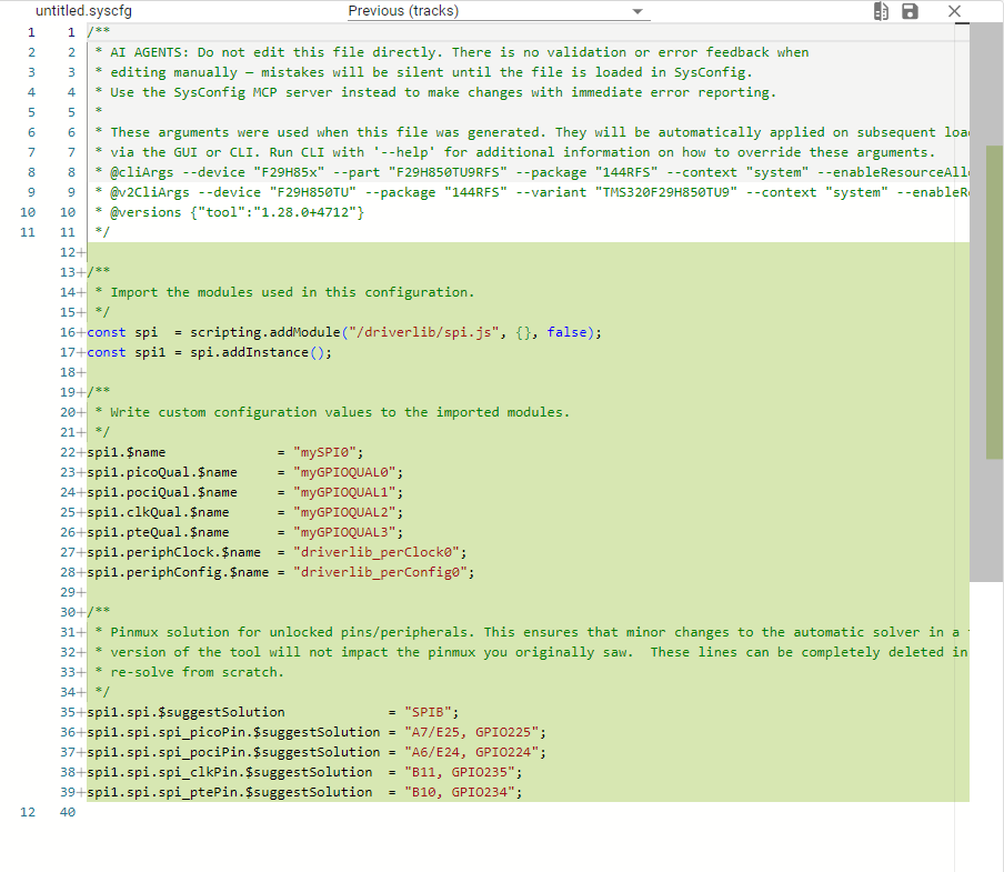 F29H85x-SDK: Define Resource Allocations (SETUP Mode)
