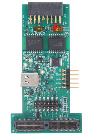 S2 POCI Switch on XDS110 Debugger