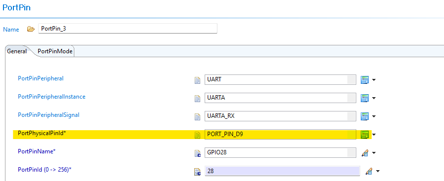 PortPhysicalPinId new PORT_PIN_ prefixed values