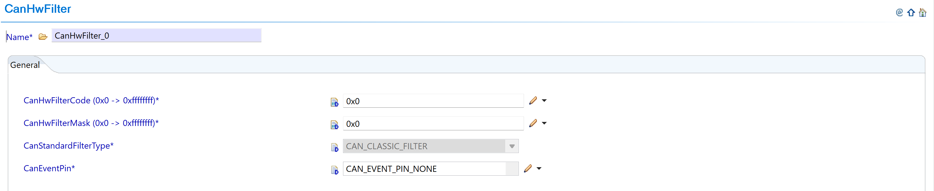 Configure Filter Parameters