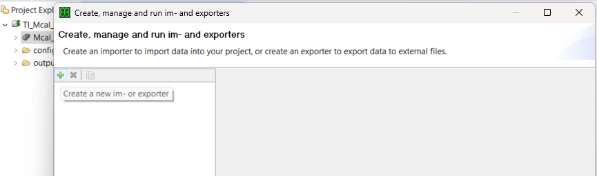 Create New Exporter