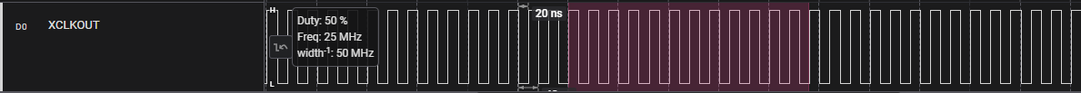 Mcu XCLK Output