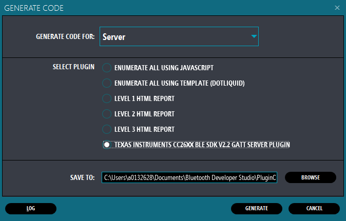 Bluetooth Developer Studio