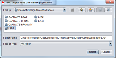 Save CapTIvate Design Center Project