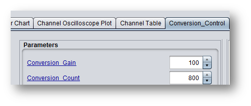 Selecting Conversion Control Values