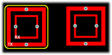 Example 10mm Mutual Capacitive Button Design)