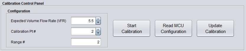 Expected Volume Flow Rate Input