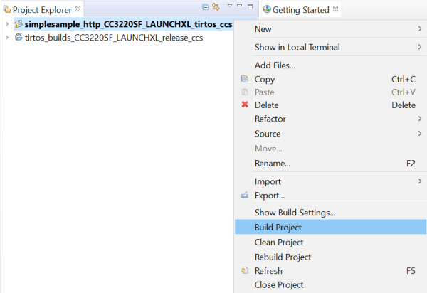 Building Simple sample HTTP
